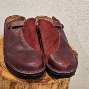Naot Dream Leather & Suede Womems‎ Slips-On Mule Clog 41 EU 10 US